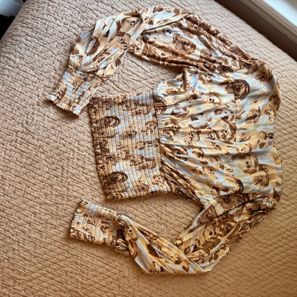 NWOT Anthropologie Tiny Valentina Long-Sleeve Printed Surplice Top, XS - Picture 11 of 11